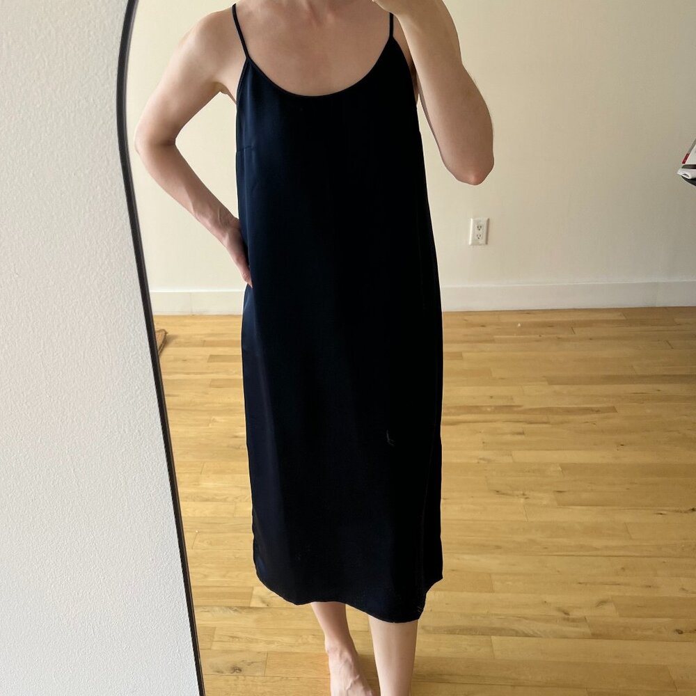 J Crew Navy Casual Slip Dress - Size Small